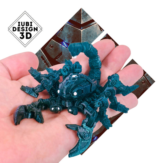 Cyber Scorpion | 3D Printed Articulating Insectoid Robot Figure