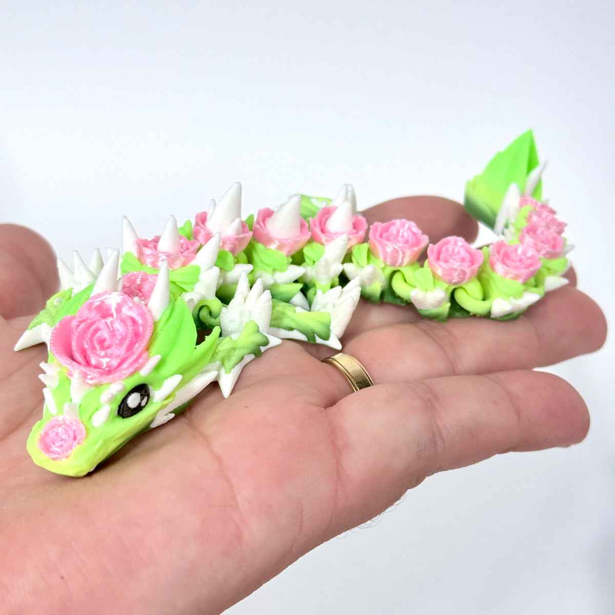 Baby Rose Dragon | 3D Printed Articulating Dragon Figure