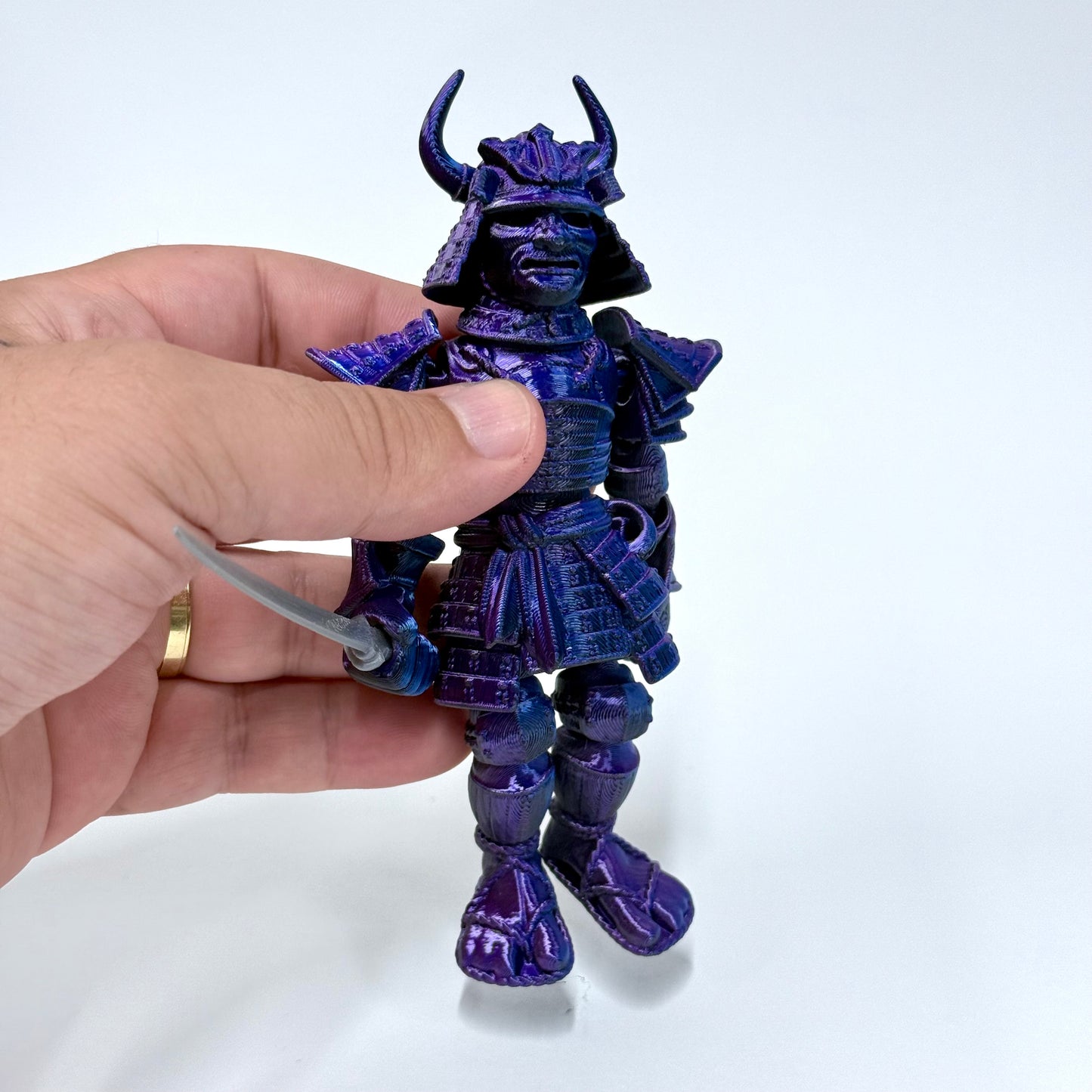 3D Printed Samurai Warrior | Articulating Figure with Katana