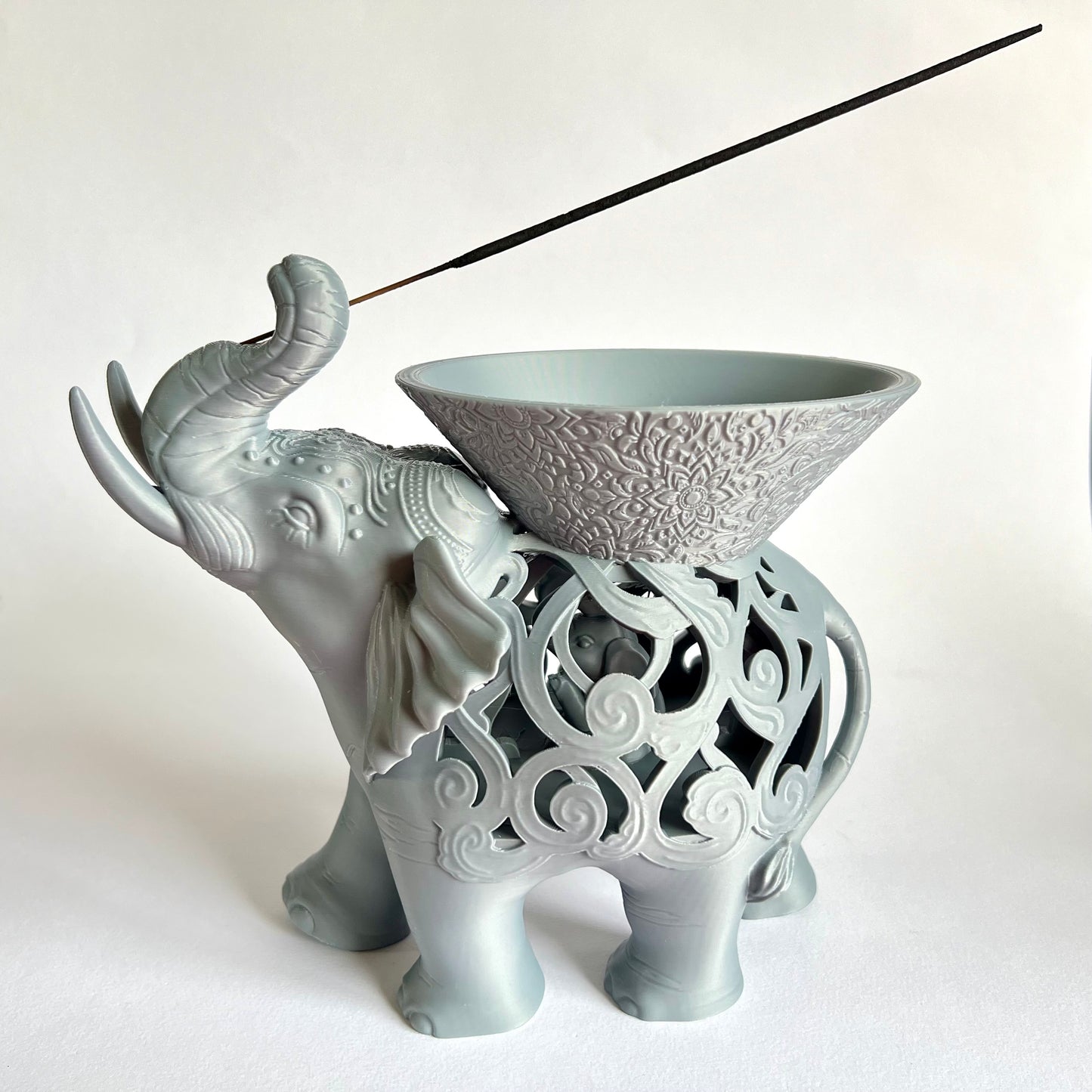 Elephant Incense Holder | 3D Printed Elephant Decor