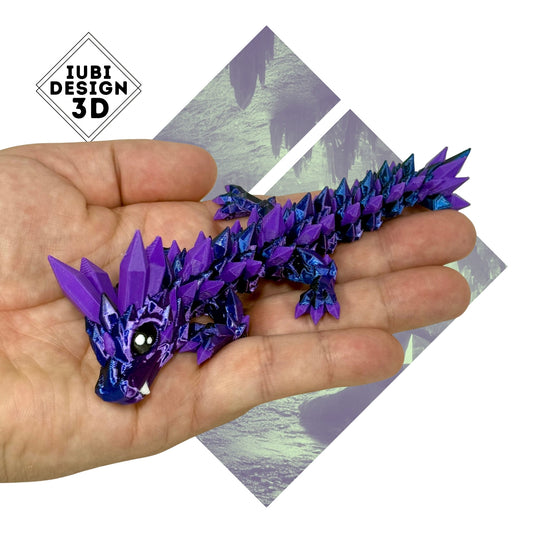 ULTRA Baby Crystal Dragon | 3D Printed Articulated Figure