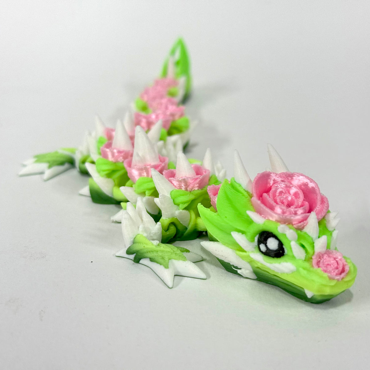 Baby Rose Dragon | 3D Printed Articulating Dragon Figure