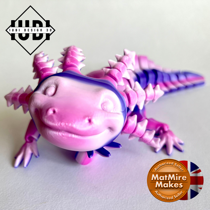 3D Printed Axolotl | Adult - 10 inches