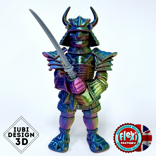 3D Printed Samurai Warrior | Articulating Figure with Katana