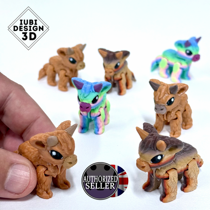 3D Printed Tiny Creatures – Articulated Fidgets to Collect & Fidget With
