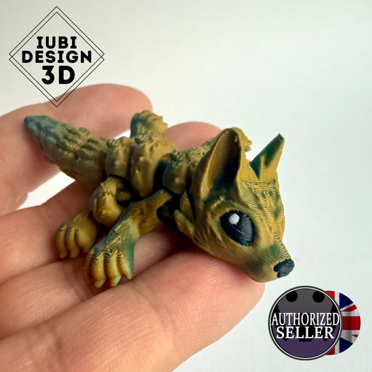 3D Printed Wolf Pup | Tiny