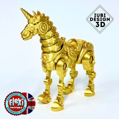 Cyber Unicorn | 3D Printed Articulated Robotic Unicorn Figure