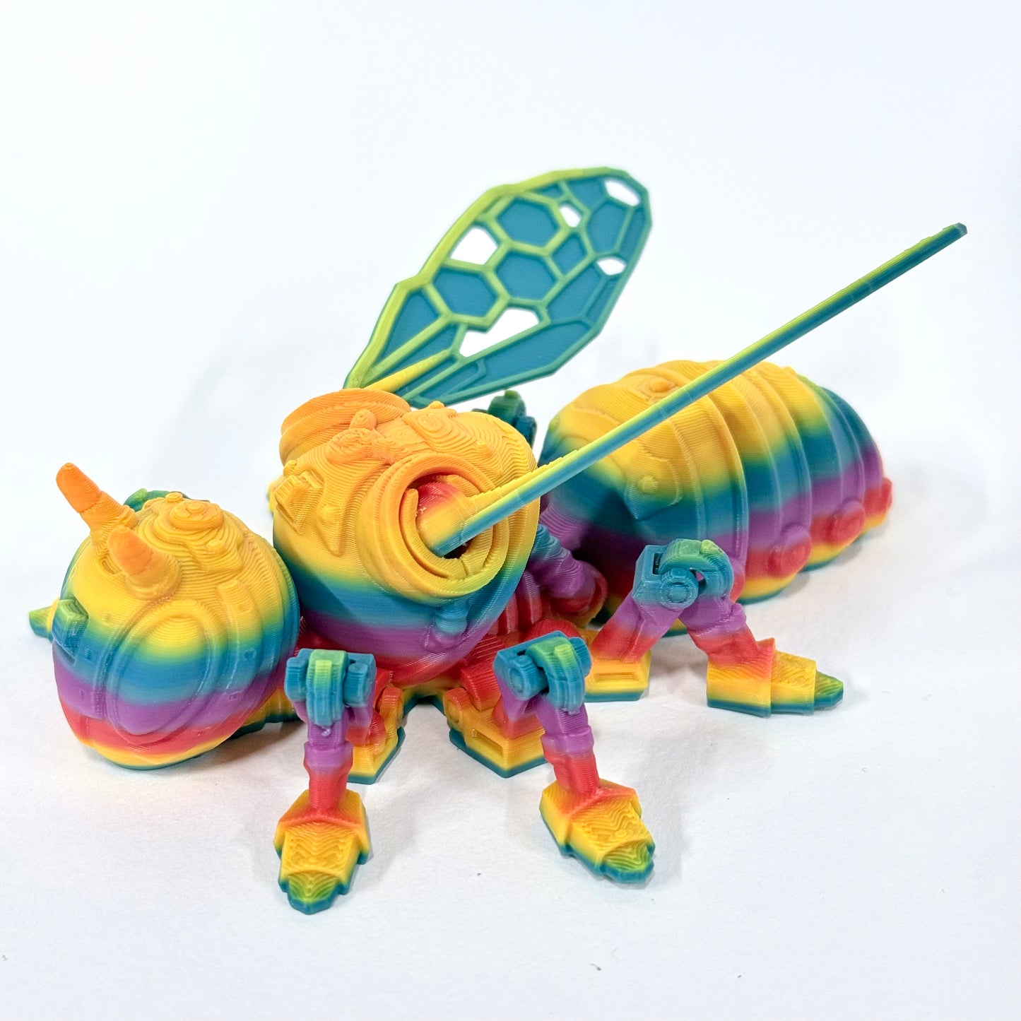 Cyber Bee | 3D Printed Articulated Robotic Bee Figure