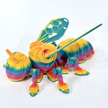 Cyber Bee | 3D Printed Articulated Robotic Bee Figure
