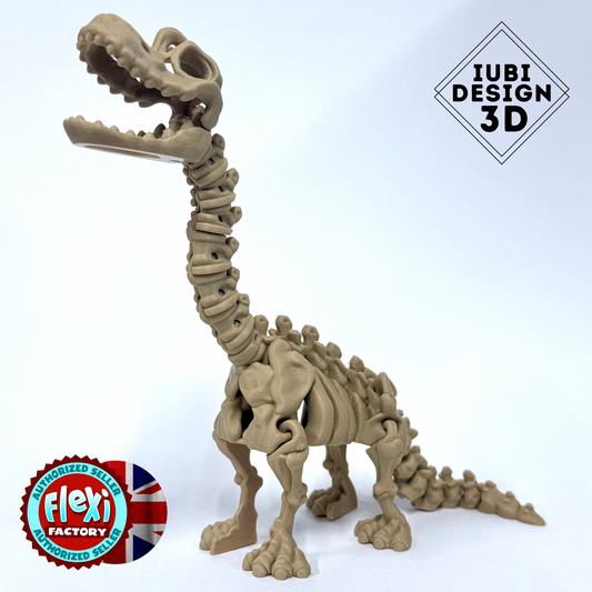Skeleton Brachiosaurus | 3D Printed Articulating Dinosaur Figure
