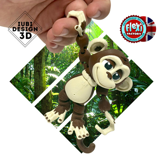 Monkey – Articulated 3D Printed Fidget Toy