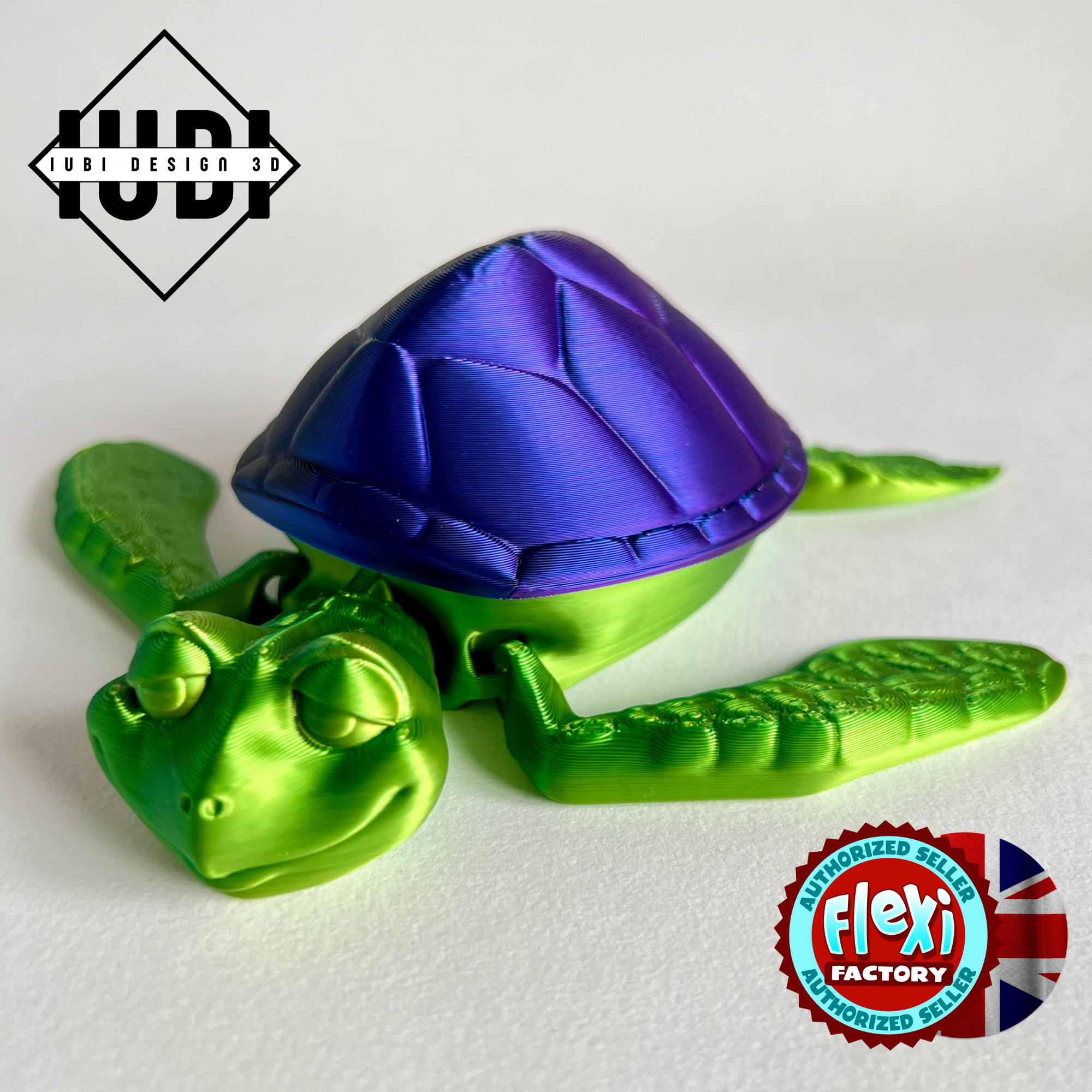 Customized Turtlebox 3D Printed Turtle Box | Articulating with Removable Shell – Iubi Design 3D