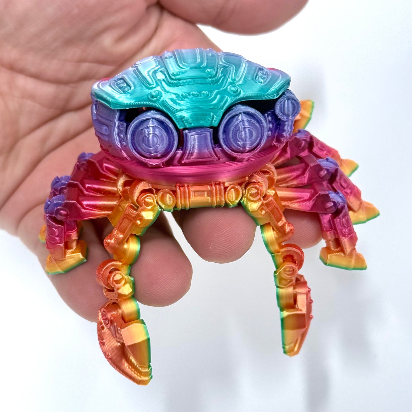 Cyber Crab | 3D Printed Articulating Futuristic Figure
