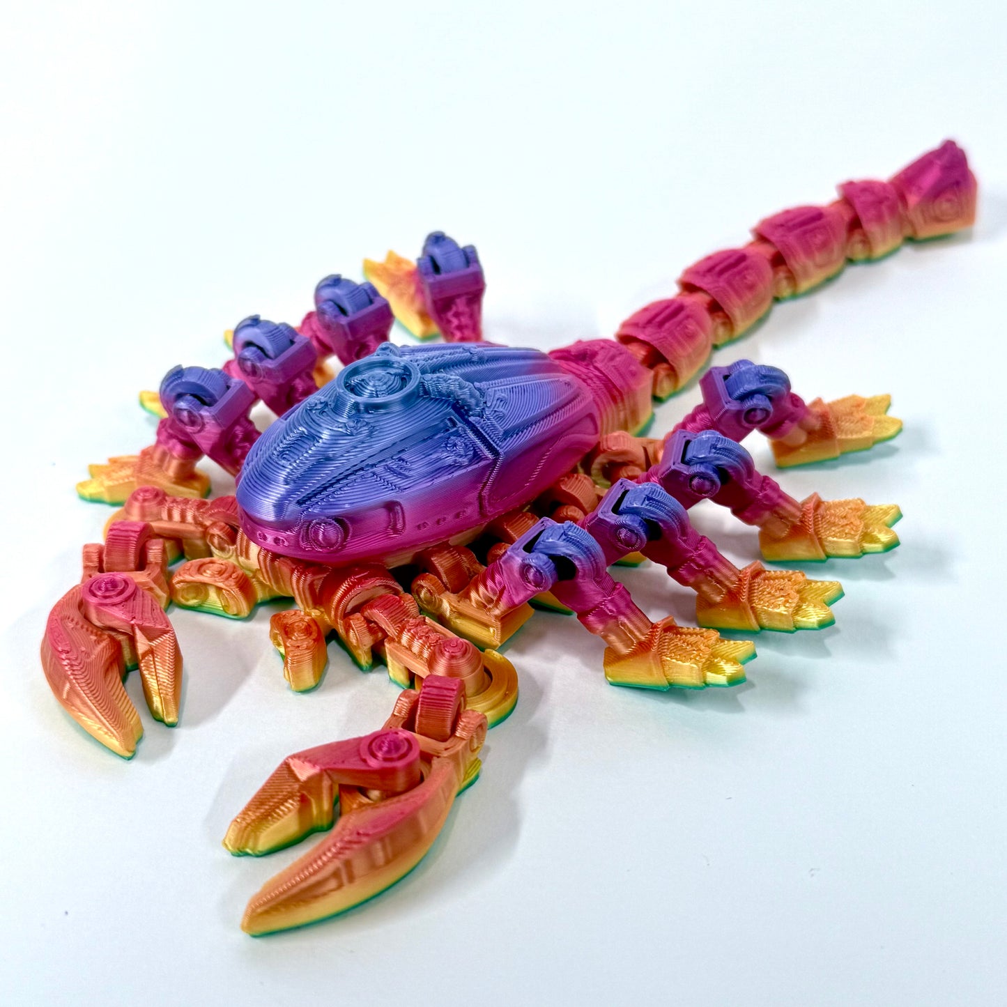 Cyber Scorpion | 3D Printed Articulating Insectoid Robot Figure