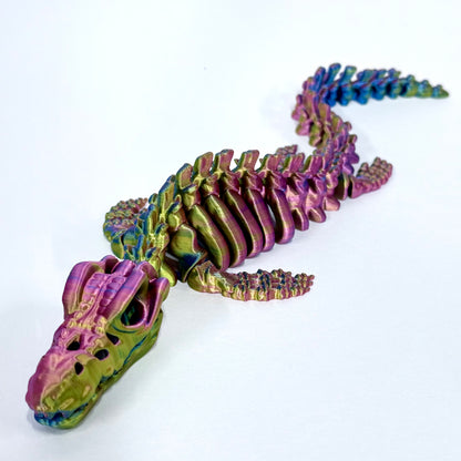 Skeleton Mosasarus | 3D Printed Articulating Dinosaur Figure