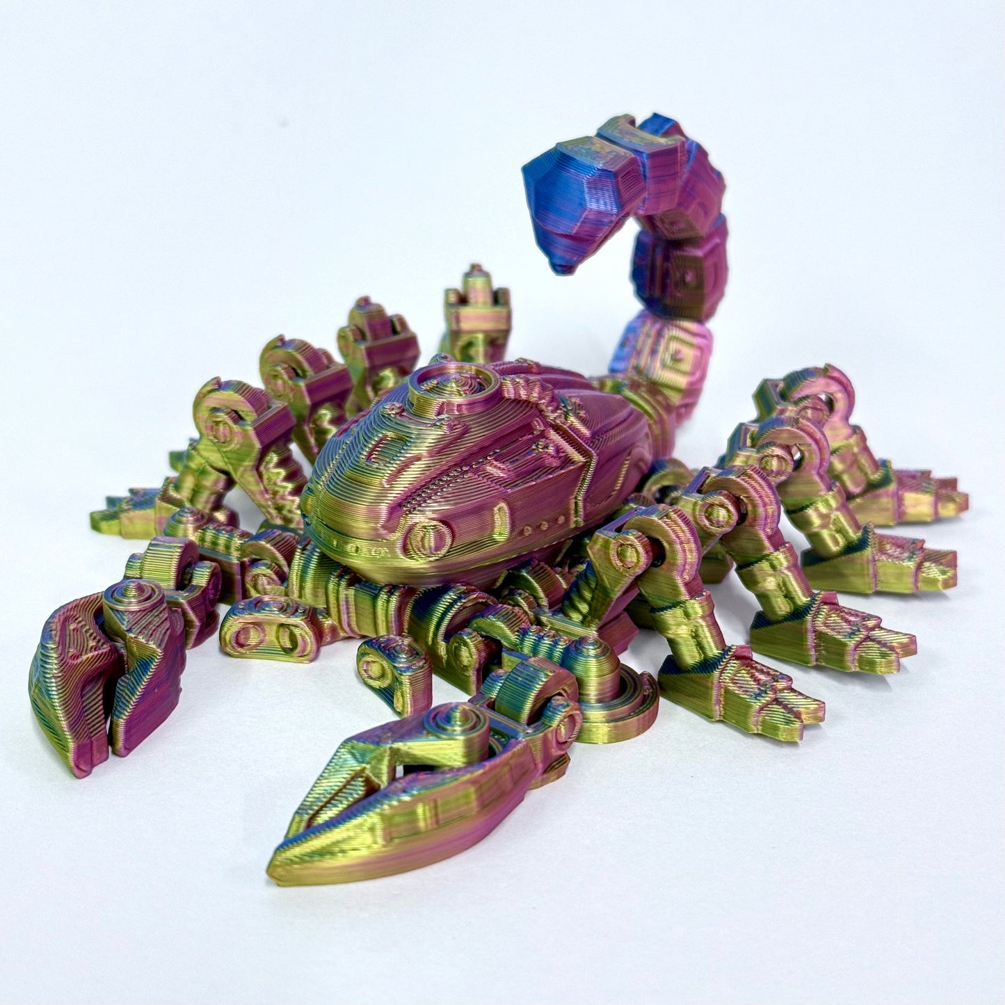 Cyber Scorpion | 3D Printed Articulating Insectoid Robot Figure