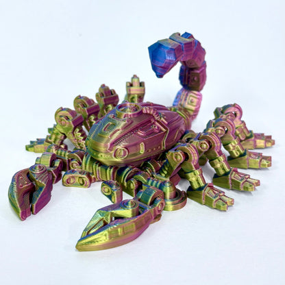 Cyber Scorpion | 3D Printed Articulating Insectoid Robot Figure