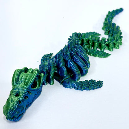 Skeleton Mosasarus | 3D Printed Articulating Dinosaur Figure