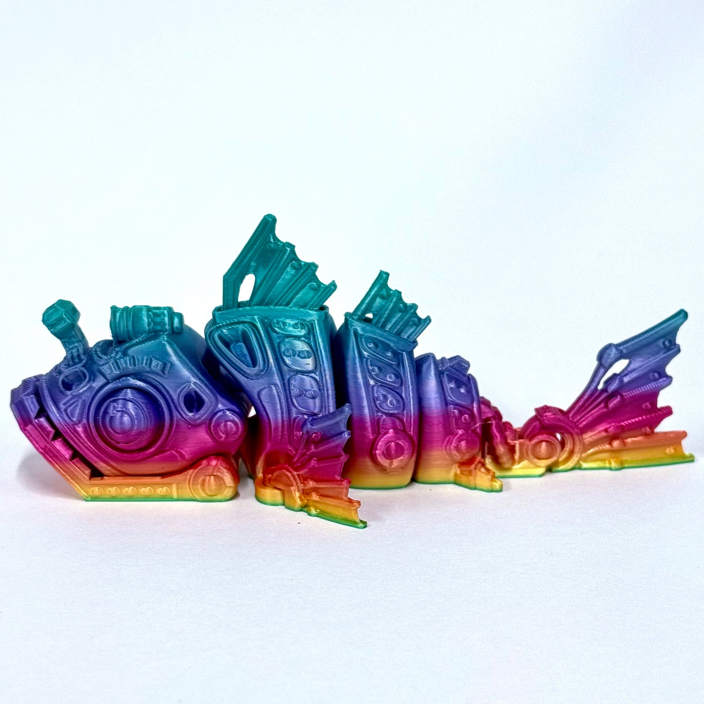 Cyber Fish | 3D Printed Articulating Futuristic Figure