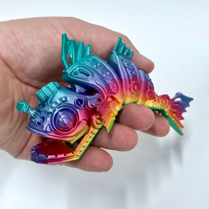Cyber Fish | 3D Printed Articulating Futuristic Figure