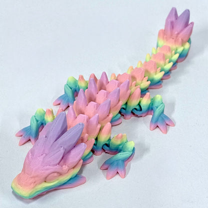 Baby Gemstone Dragon | 3D Printed Articulated Figure