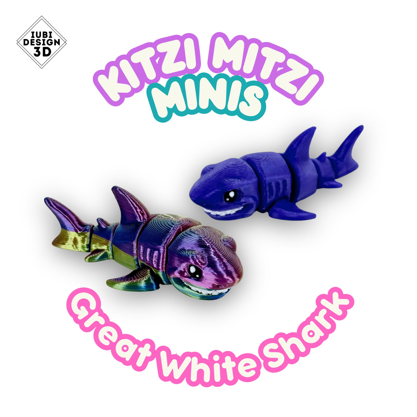Kitzi Mitzi Minis - Great White Shark