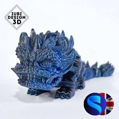 Guardian Lion | 3D Printed Articulated Temple Guardian Figure