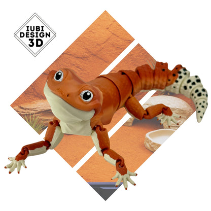 Leopard Gecko | 3D Printed Articulated Leopard Gecko