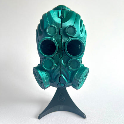 Cyberpunk Mask Decoration | Dystopian Future Wall Mountable 3D Printed Display