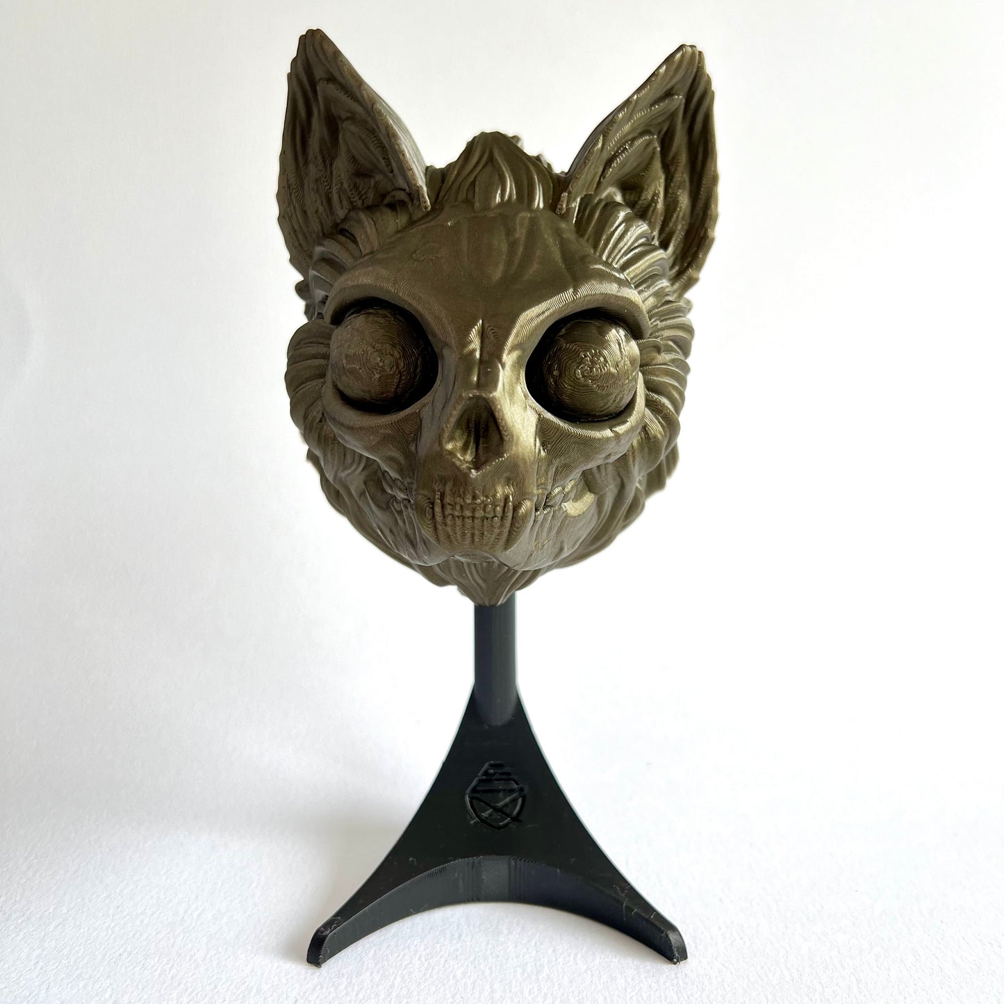 Mew Skull Decoration | Mythical Creature Wall Mountable 3D Printed Mask Display