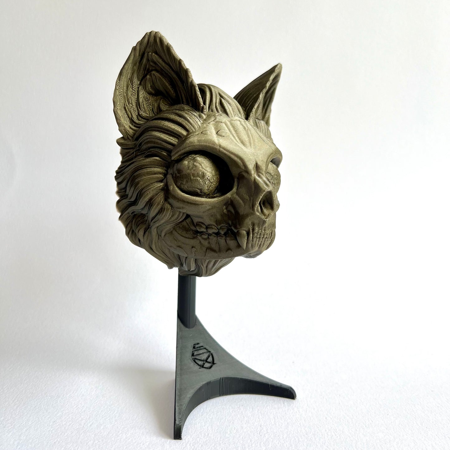 Mew Skull Decoration | Mythical Creature Wall Mountable 3D Printed Mask Display