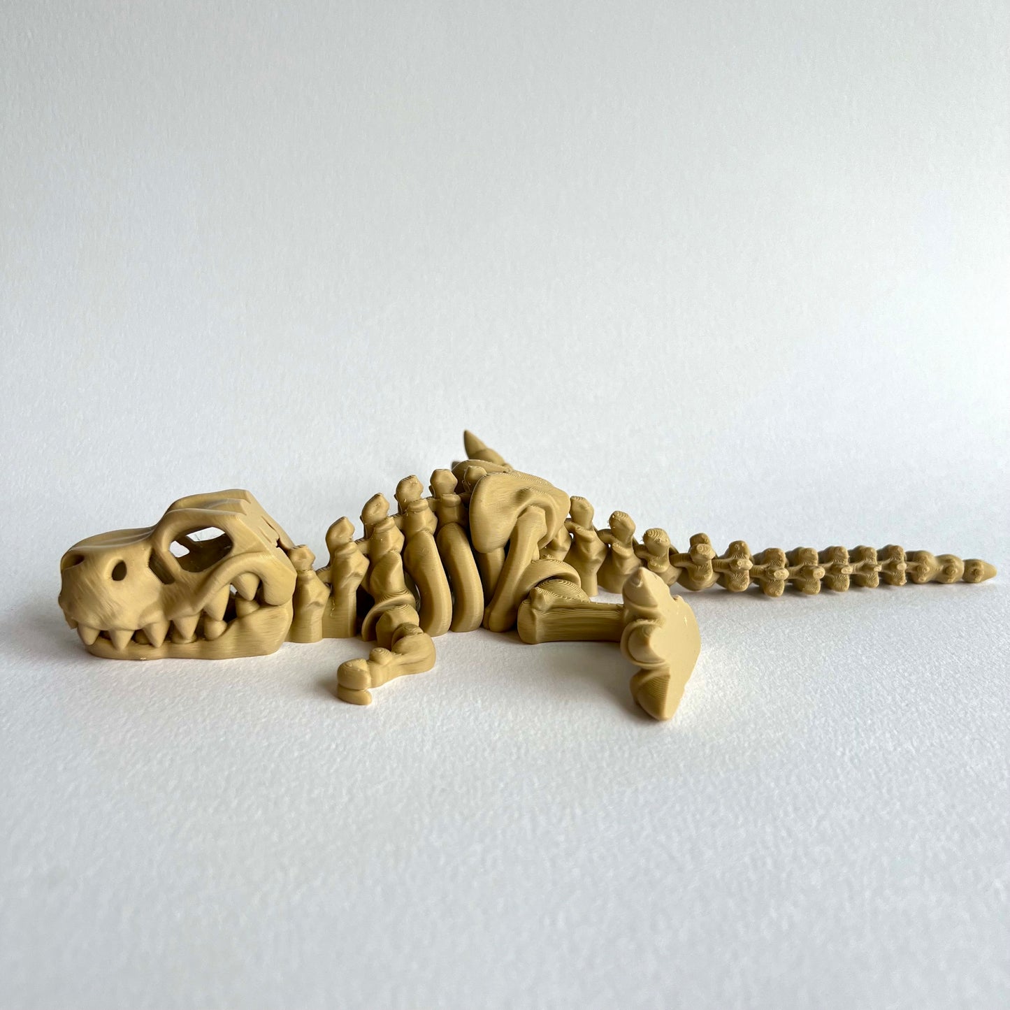 3D Printed Skeleton T-Rex | Articulating Dinosaur with Opening Mouth