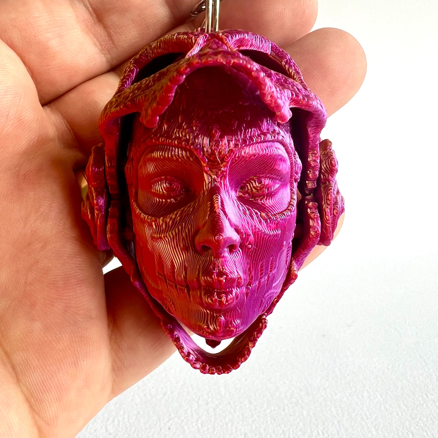 3D Printed Catrina Sugar Skull | Keyring