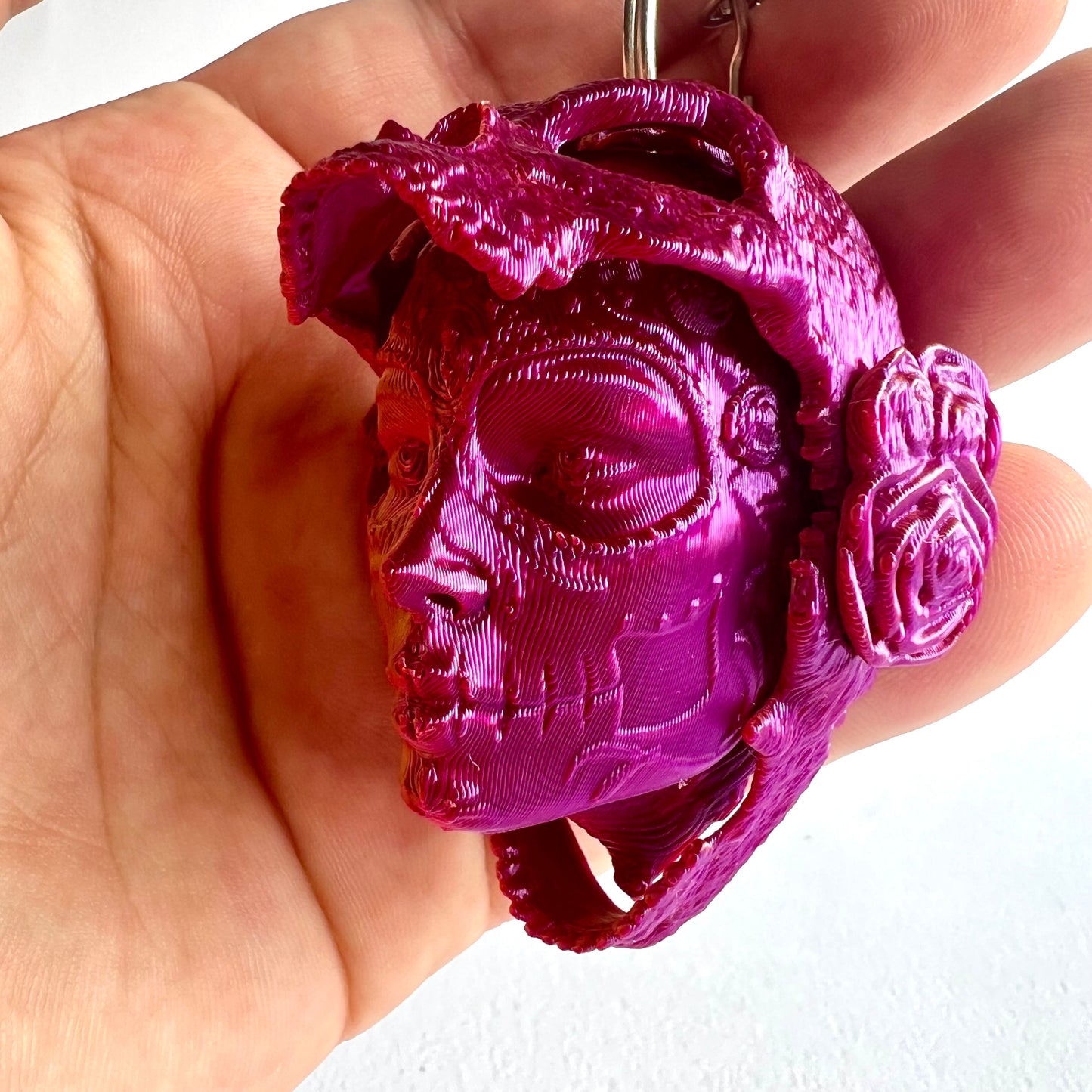 3D Printed Catrina Sugar Skull | Keyring