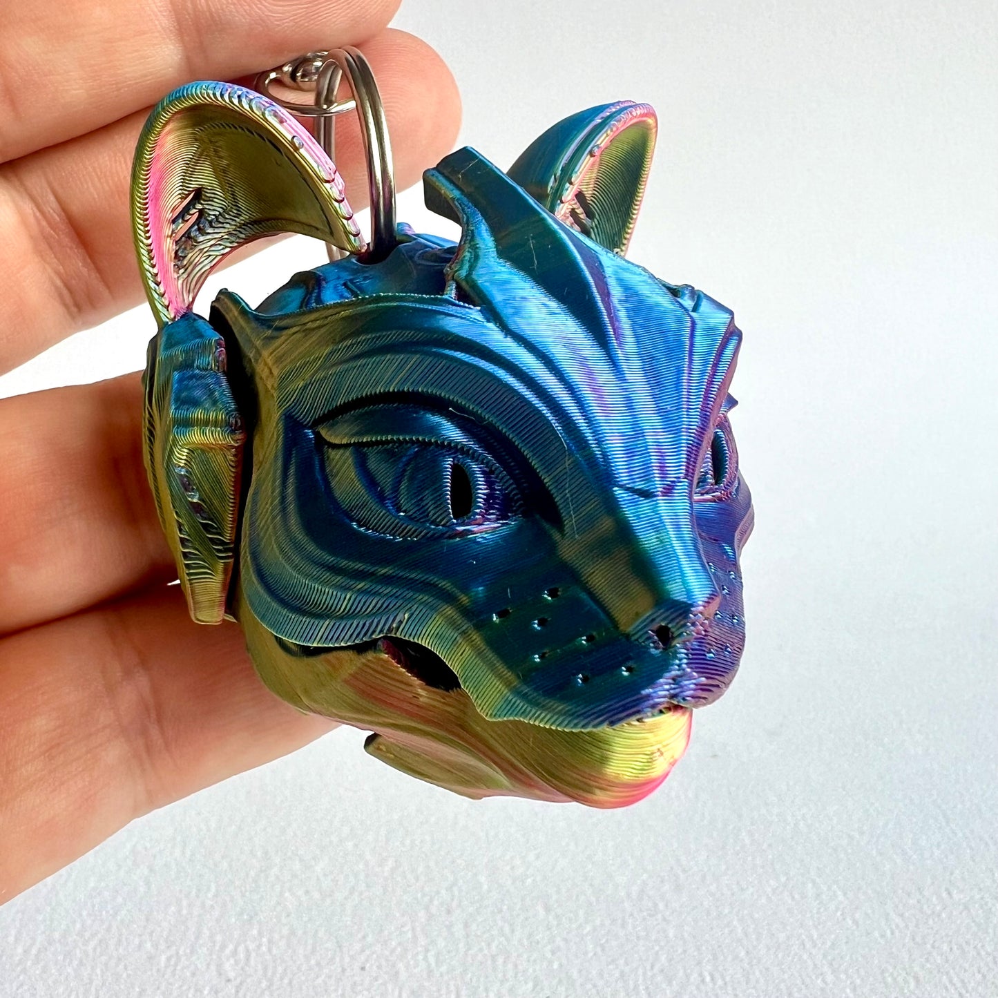 3D Printed Cat Bot | Keyring