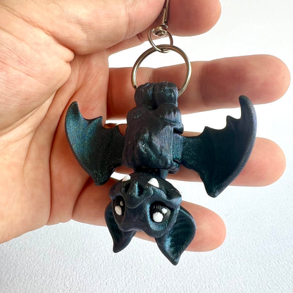 3D Printed Tiny Hanging Bat | Keyring