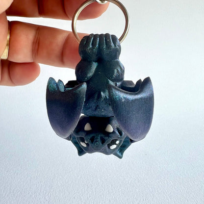 3D Printed Tiny Hanging Bat | Keyring