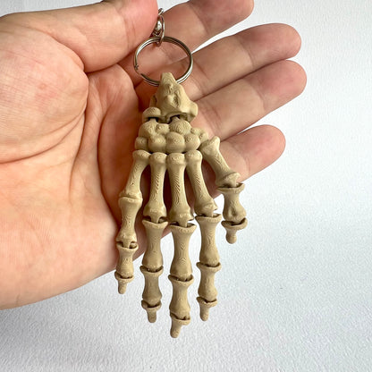 3D Printed Skeleton Hand | Keyring