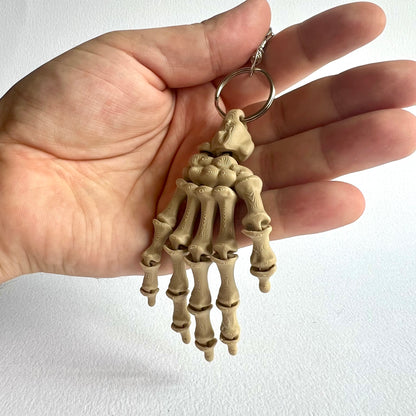 3D Printed Skeleton Hand | Keyring