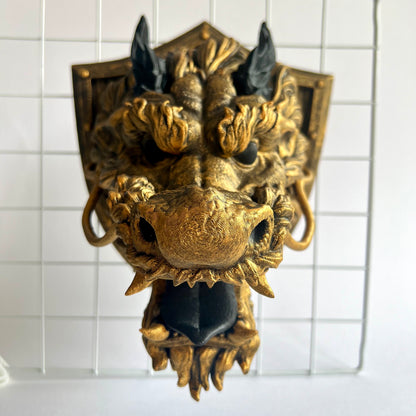 Eastern Dragon Trophy | 3D Printed Dragon Wall Mount Display