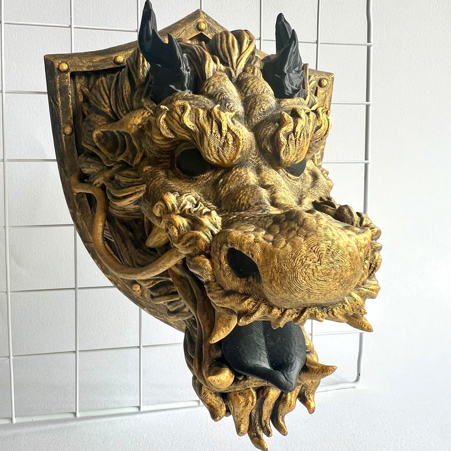 Eastern Dragon Trophy | 3D Printed Dragon Wall Mount Display