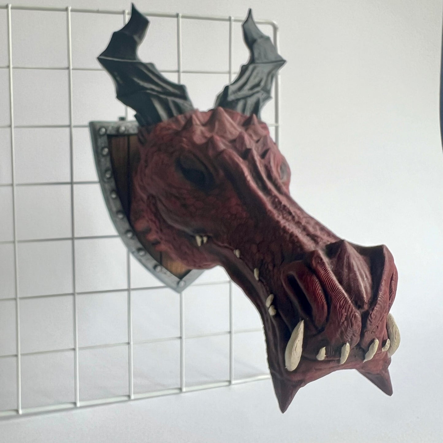 False Dragon Trophy | 3D Printed Dragon Wall Mount Display