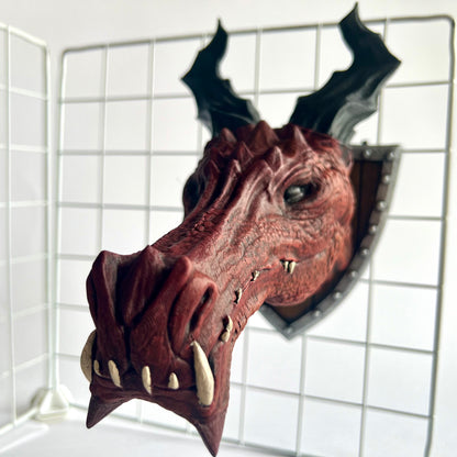 False Dragon Trophy | 3D Printed Dragon Wall Mount Display