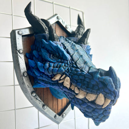 True Dragon Trophy | 3D Printed Dragon Wall Mount Display