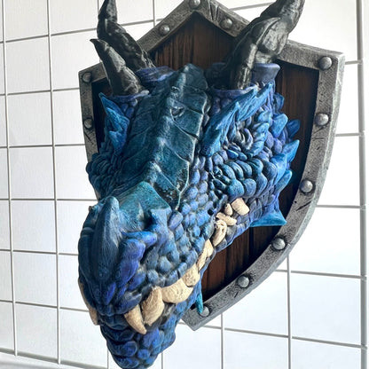 True Dragon Trophy | 3D Printed Dragon Wall Mount Display