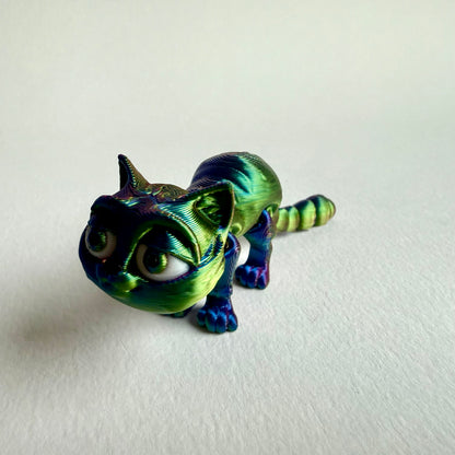 3D Printed Sleepy Cat | Tiny - 3 inch