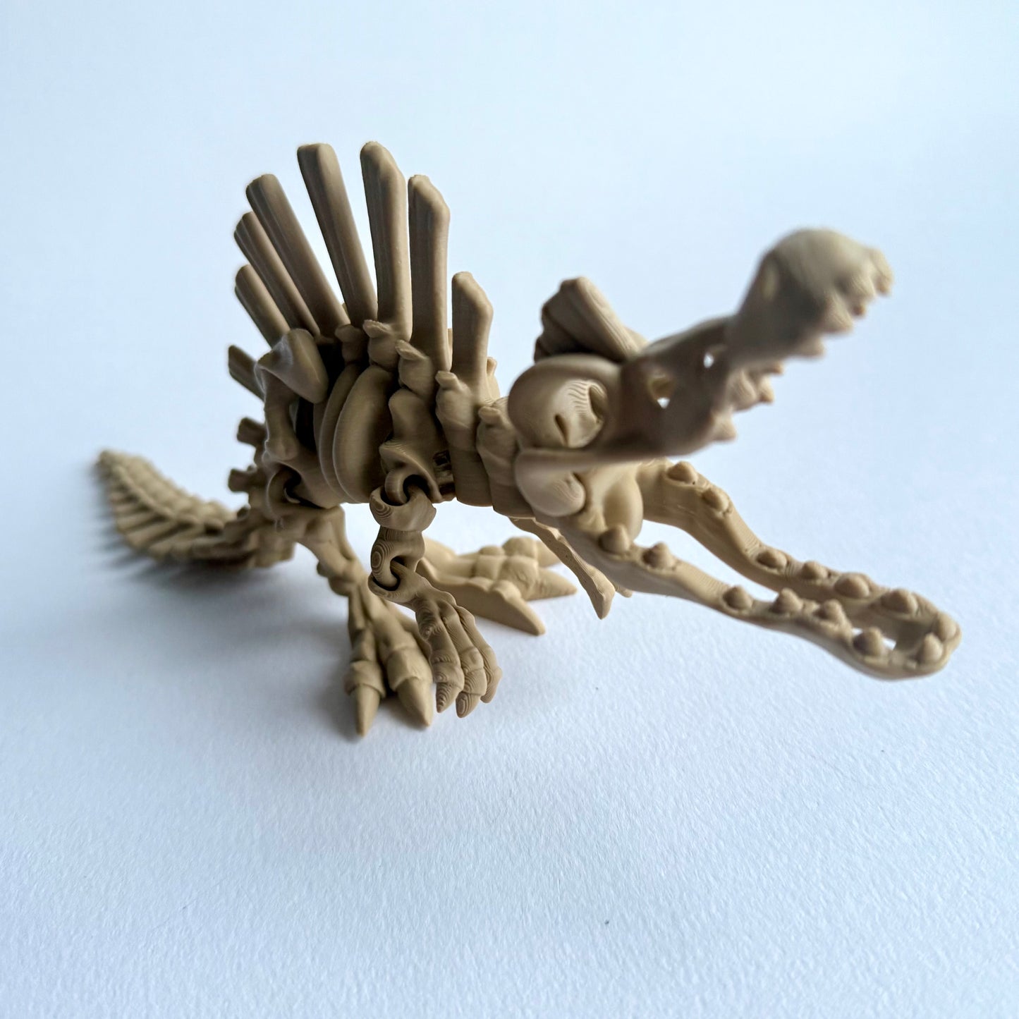 3D Printed Skeleton Spinosaurus | Articulating Dinosaur Figure