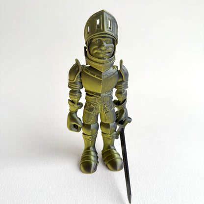 3D Printed Knight in Armour | Articulating Figure with Sword