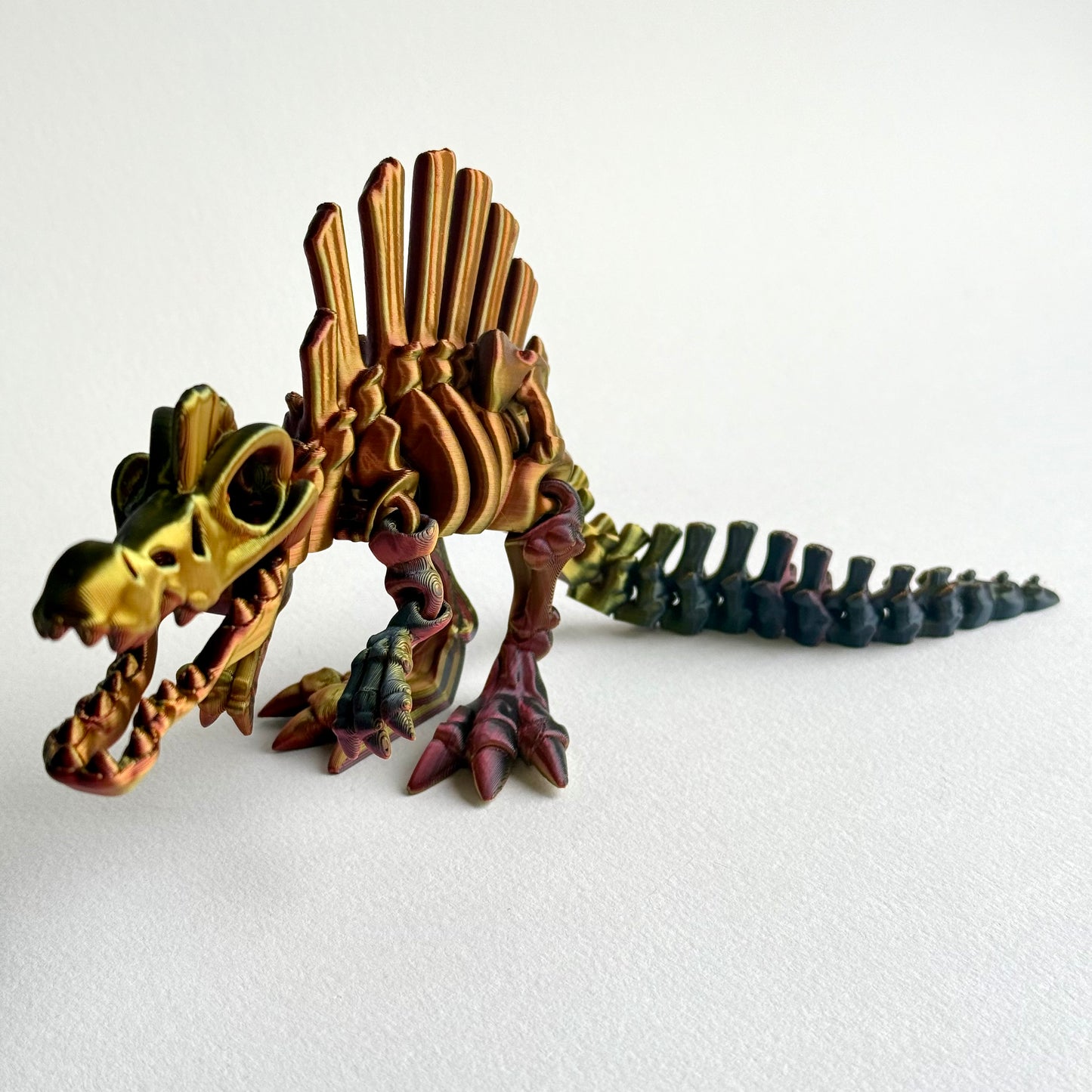 3D Printed Skeleton Spinosaurus | Articulating Dinosaur Figure