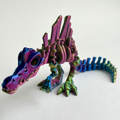 3D Printed Skeleton Spinosaurus | Articulating Dinosaur Figure